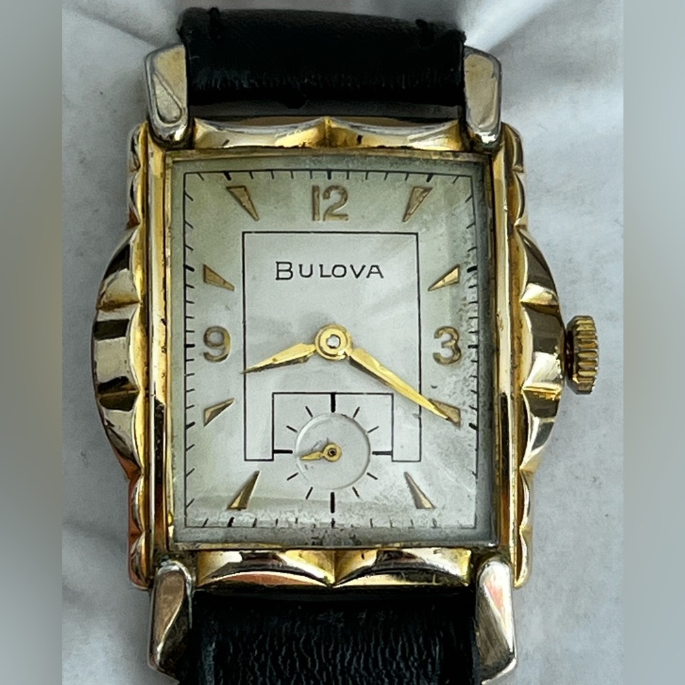 Bulova 1950 art deco manual winding 17 Jewels - Picture 3 of 15